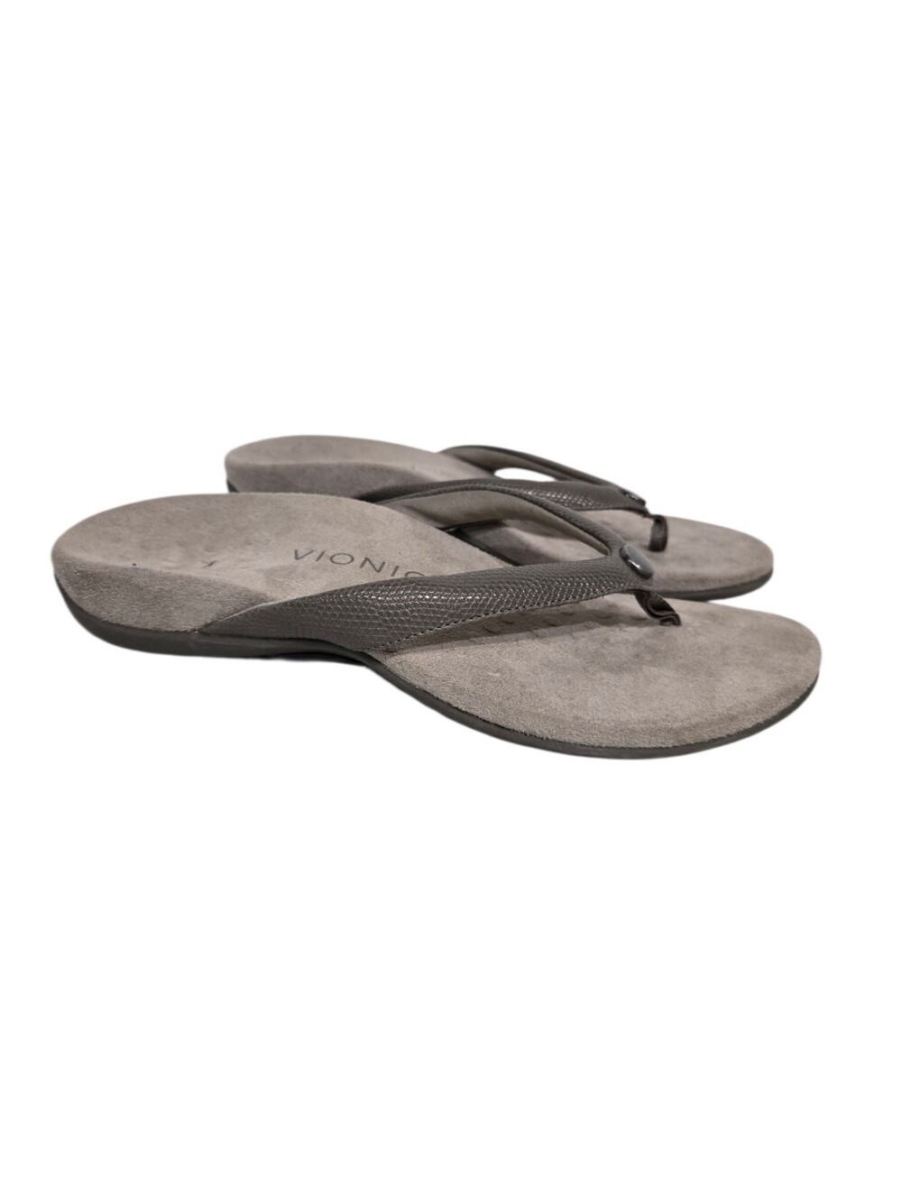 Vionic Davina Taupe Thong Sandals
